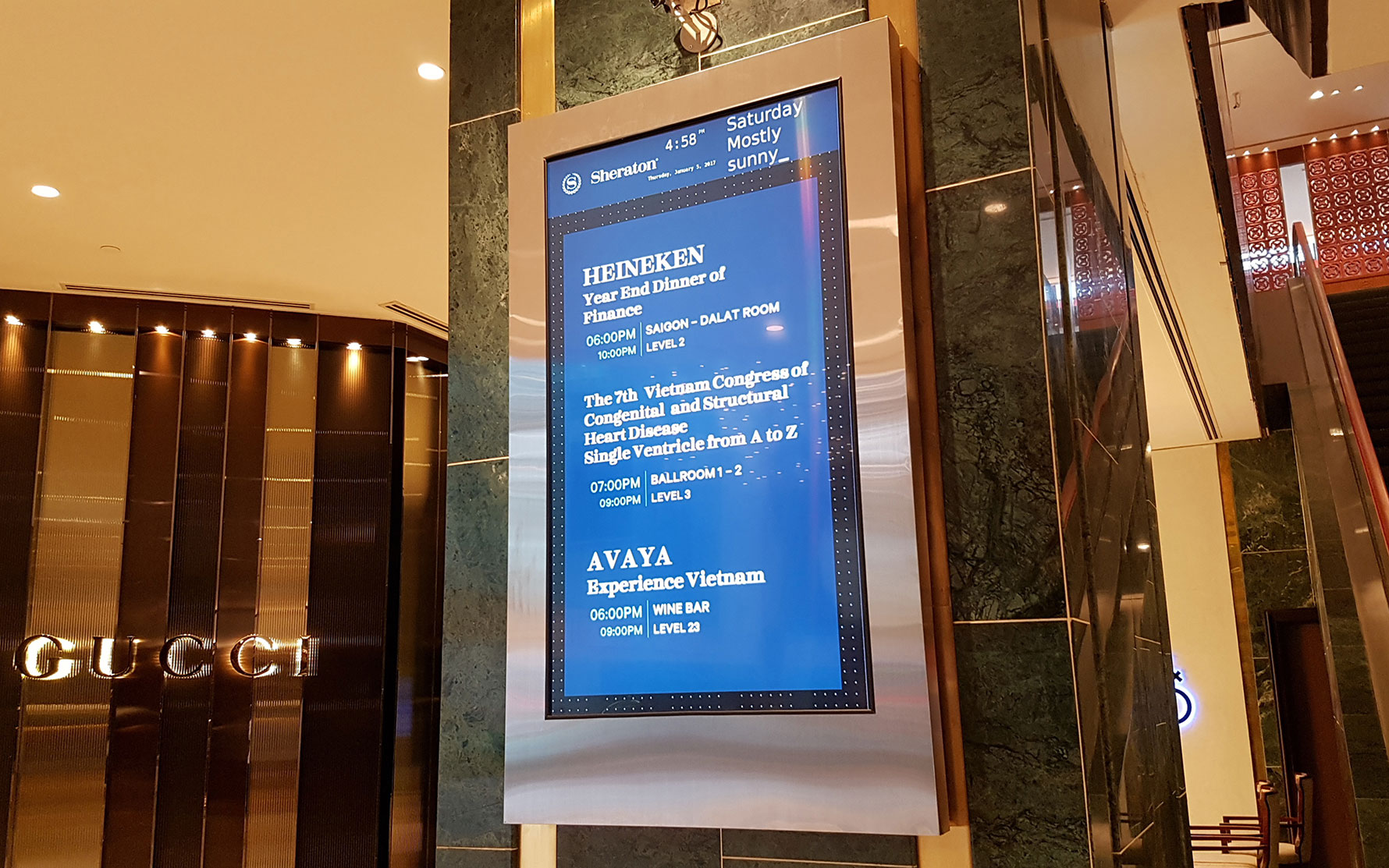 Urban Signage - Work - Sheraton Hotel Saigon Upgrading Project